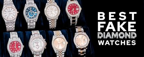 kids fake diamond watch